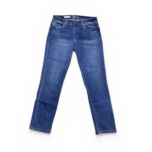 Kut from the Kloth Katy Ankle Straight Leg Jeans Stretch Med Wash Denim - Size 4